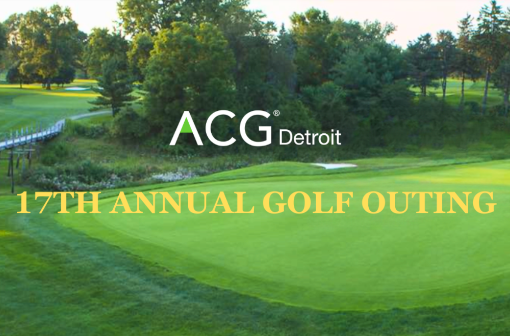2023 ACG Detroit 17th Annual Golf Outing ACG Detroit
